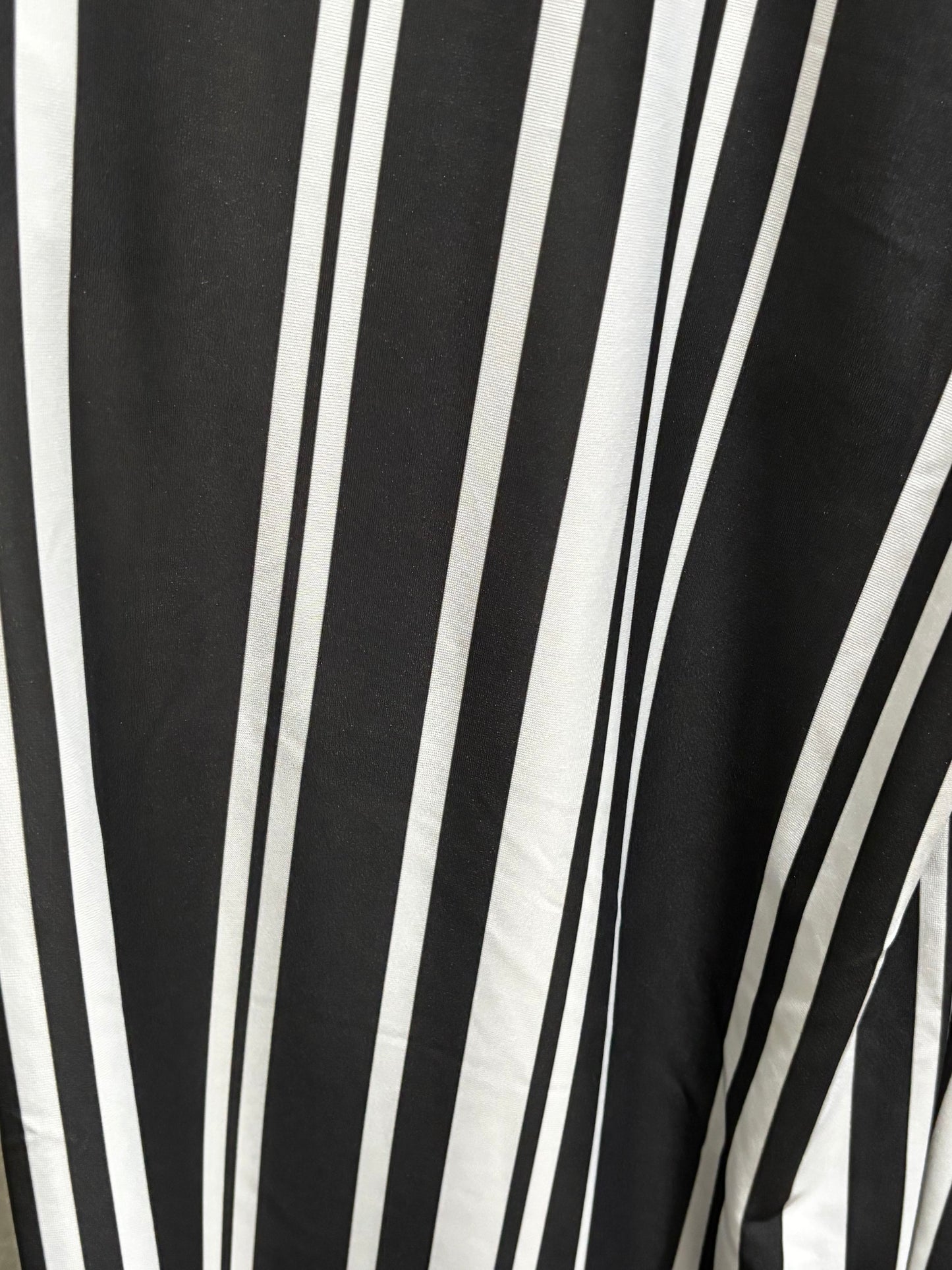 Lily by Firmiana Black and White striped Wide Leg Trouser Pants Women’s size XLarge