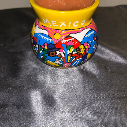 Mug Mexican Pottery colorful design 8oz