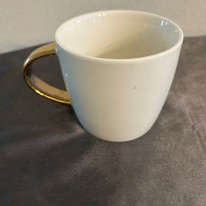 Mug white with gold handle “This is probably wine”