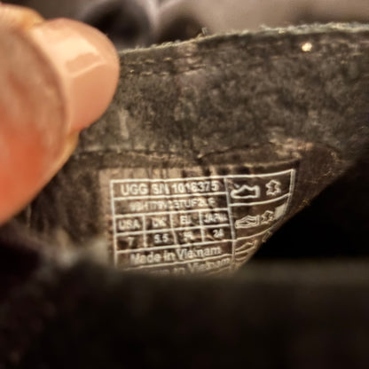 Ugg Loafers Black Mesh Design Women’s size 7