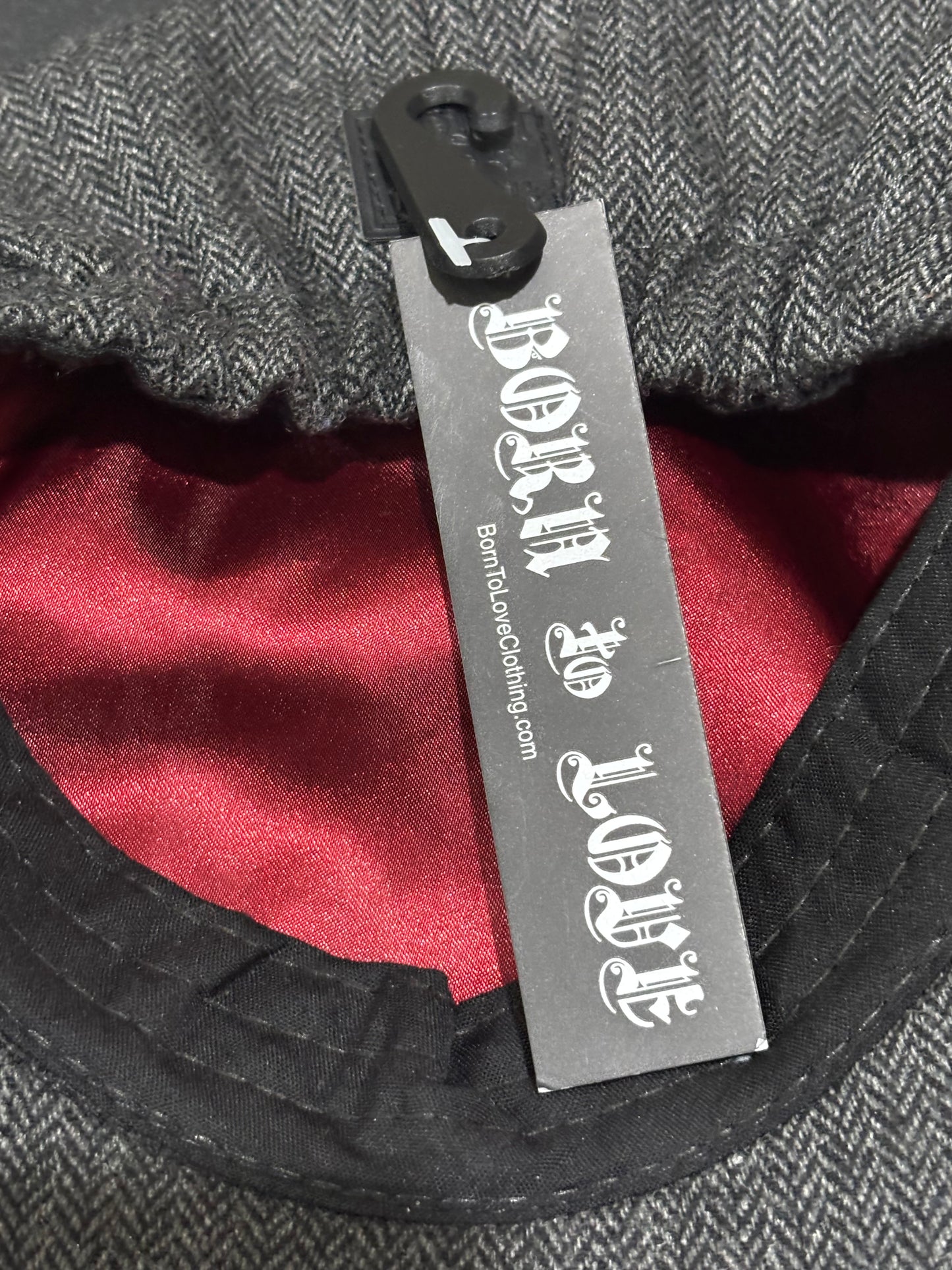 Born to Love Paperboy Hat Charcoal Gray Kids Large. Adult XS