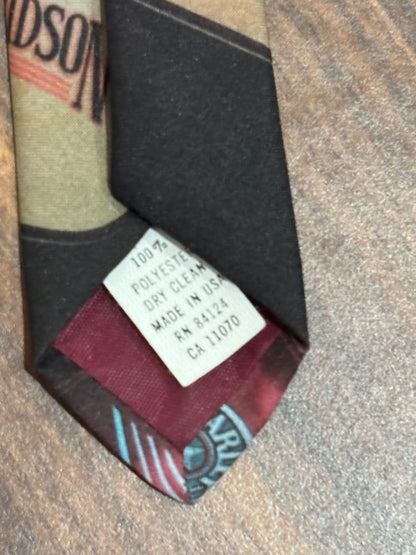 Harley Davidson Tie 100% Polyester 56”