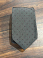 Krugs Gray Tie w/ Red polka Dots 70% Silk 30% Wool