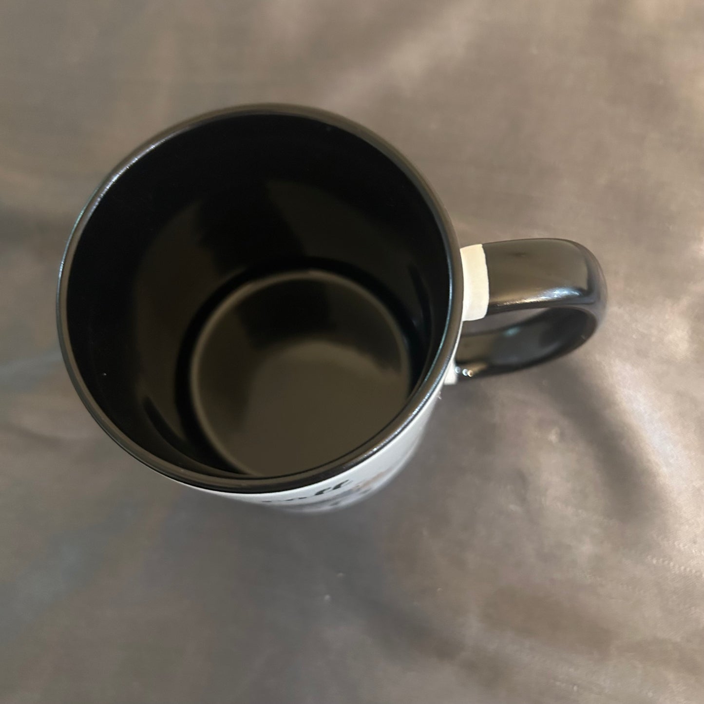 White & Black “I Call The Shots” Mug