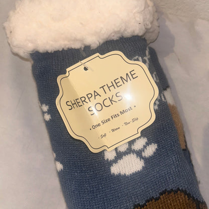 Sherpa socks with Dog design