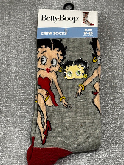 Betty Boo Socks and decorative brooch pin