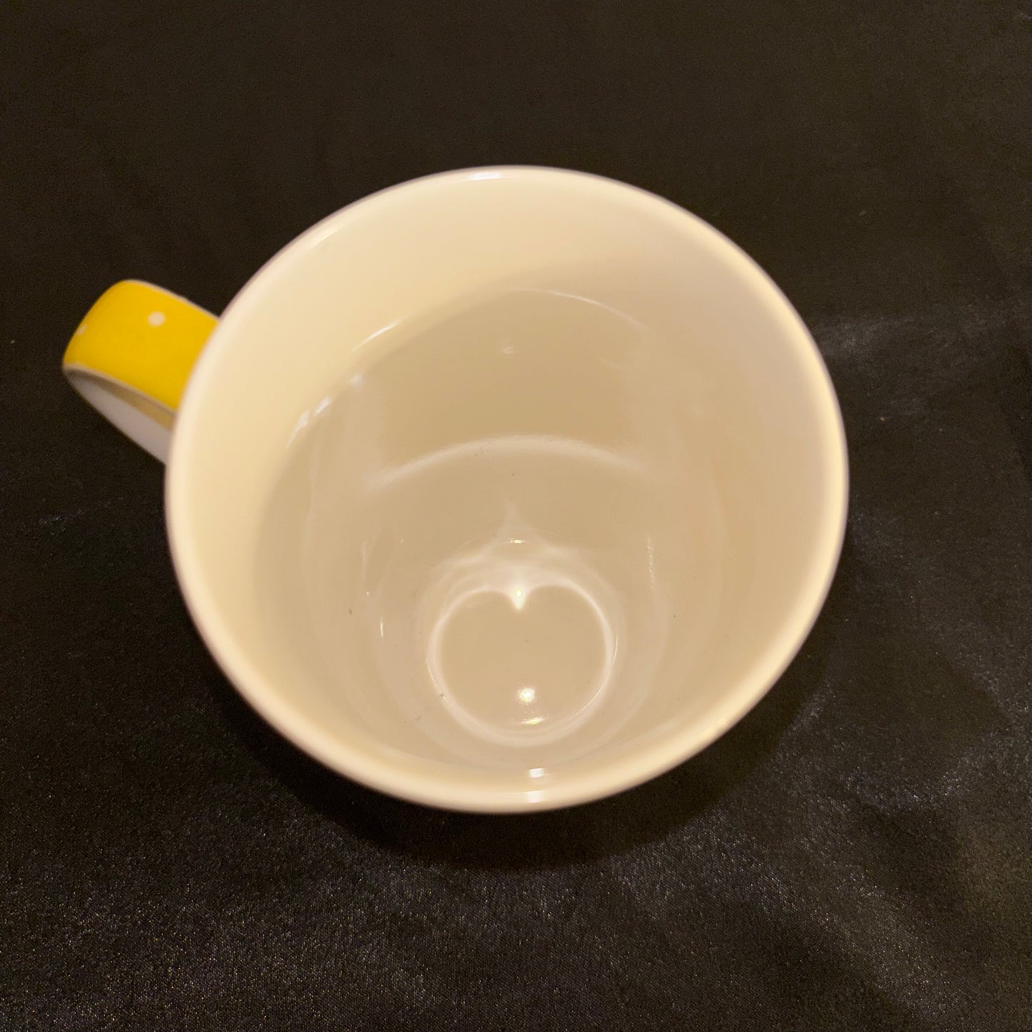 White multicolor, ceramic coffee mug “ faith with God, all things are possible”￼