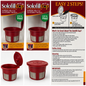 Solofill Keureg  refillable filter cups set of 2