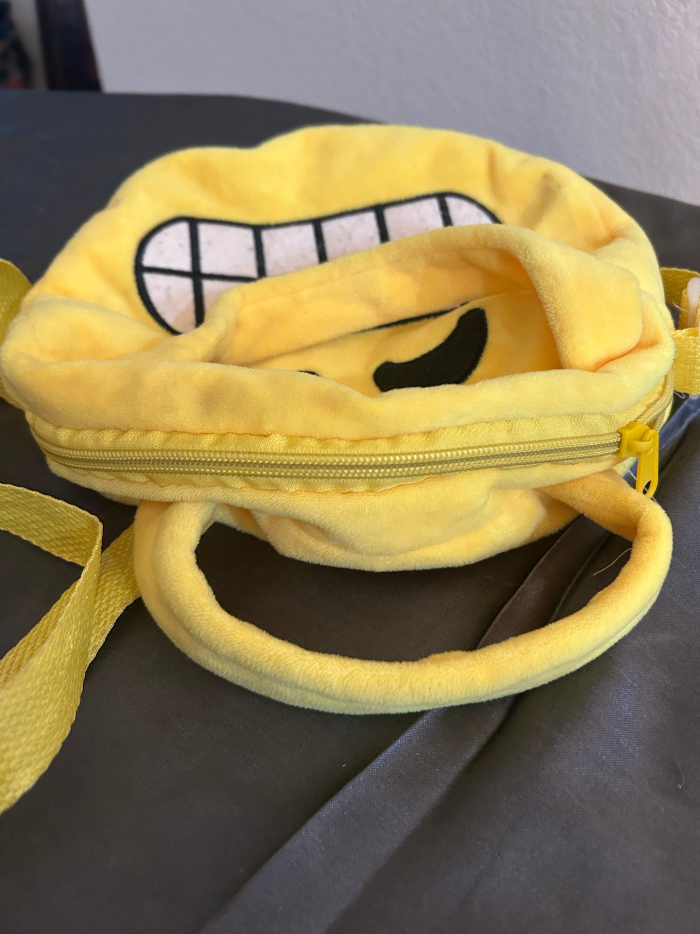 Big Smile Emoji Yellow purse