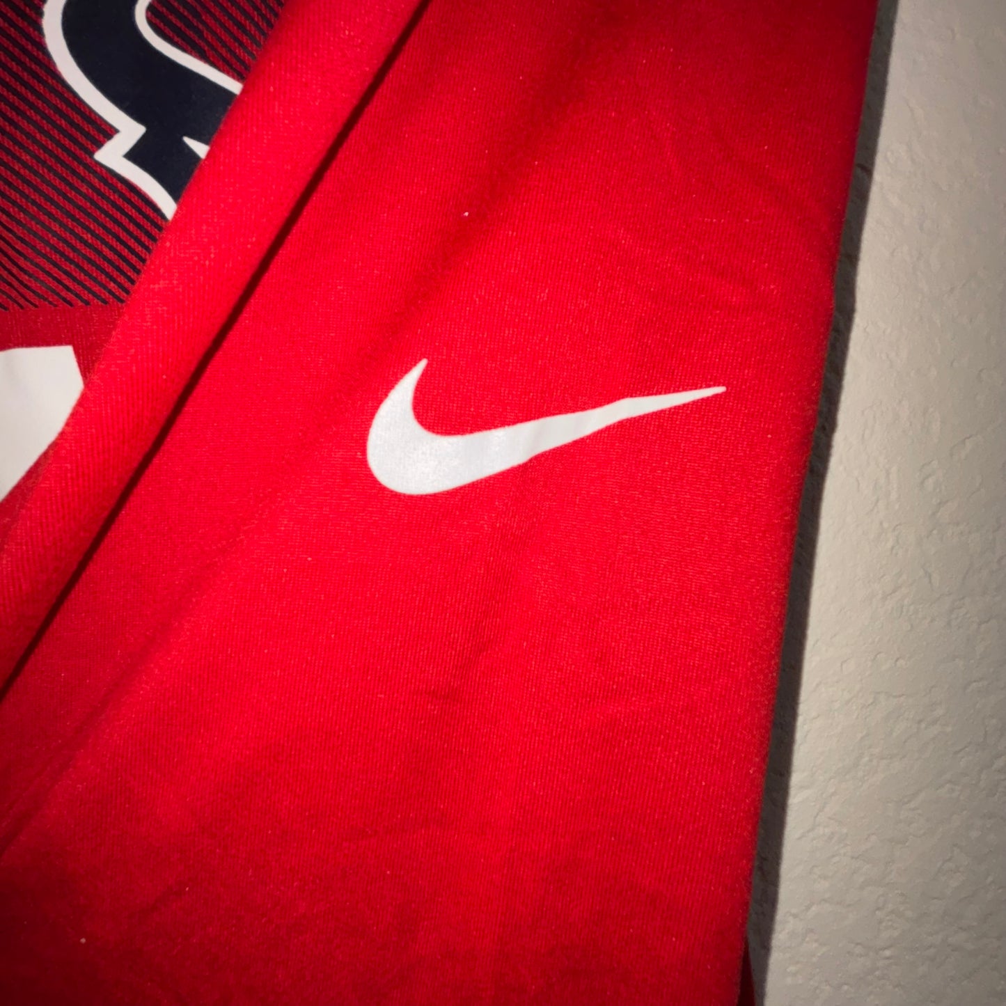 NFL Houston Texans Red The Nike Tee Dri-fit long sleeve shirt size 2XL