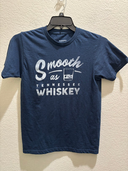Navy Blue “Smooth as Tennessee Whiskey” T-Shirt