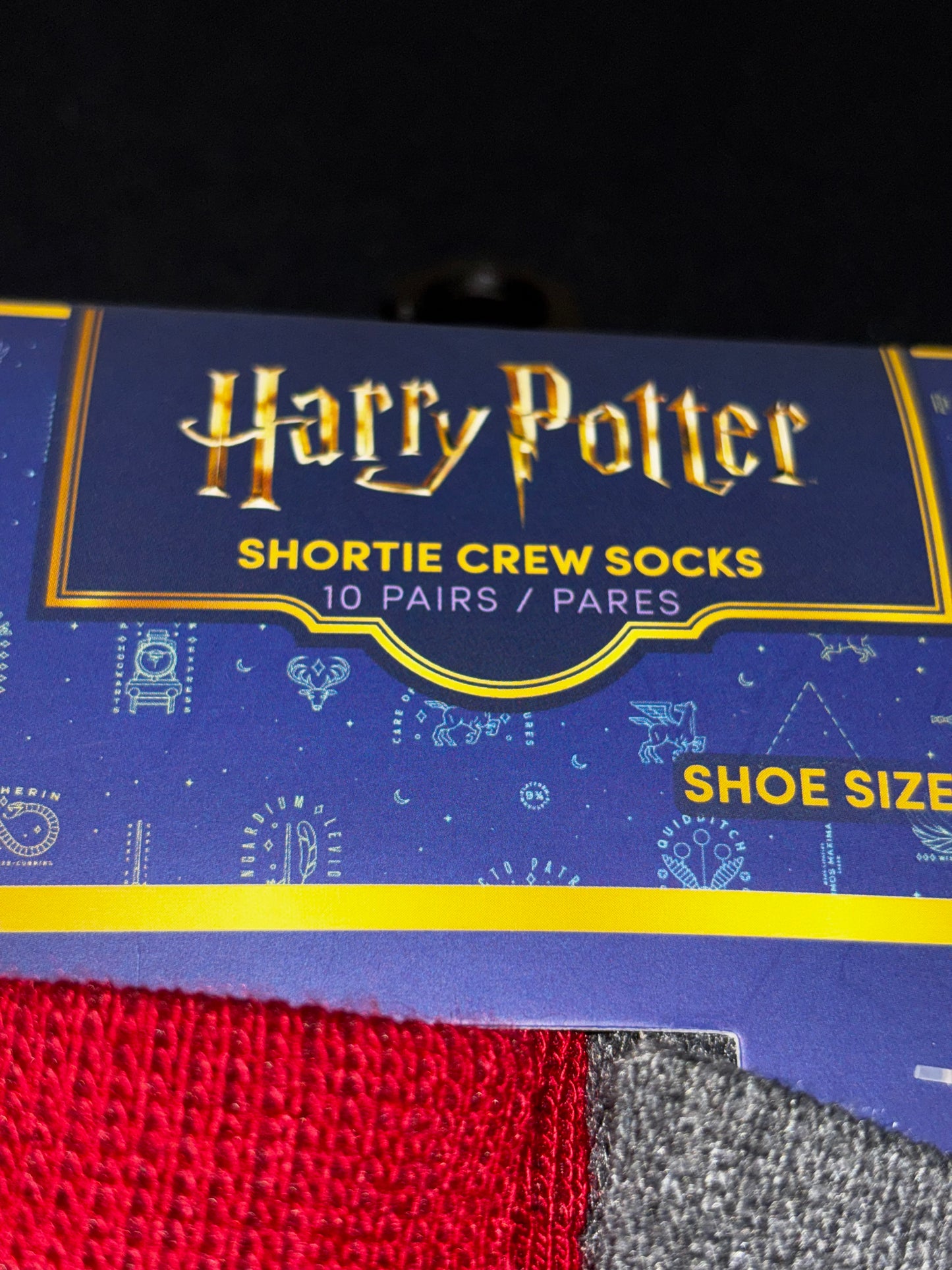 Harry Potter Socks Shoe Size 4-10