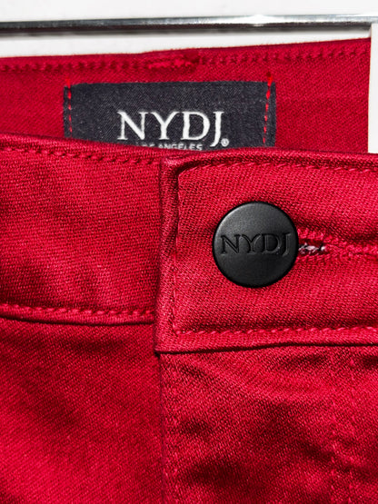 NYDJ Red Skinny Legging Denim Jeans Women’s size 18P
