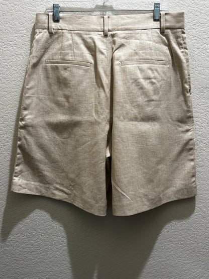 Banana Republic Women’s Tan Linen Blend Shorts size 12