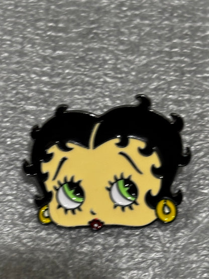 Betty Boo Socks and decorative brooch pin