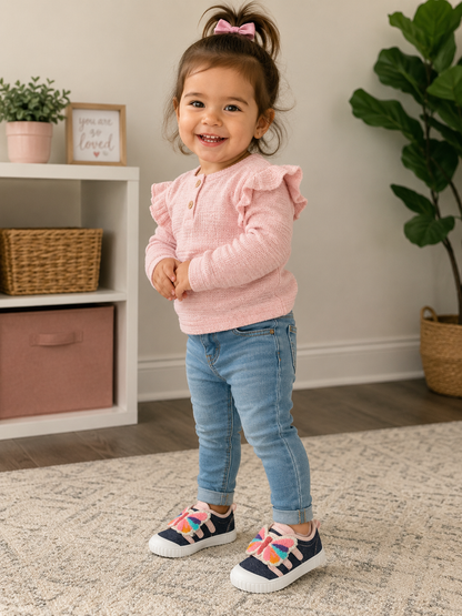 Wonder World Butterfly Sneakers Toddler size 5
