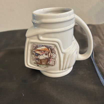 White Golfer Mug