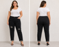 EST. 1946 Denim Black with Leopard Pattern Accent size 16