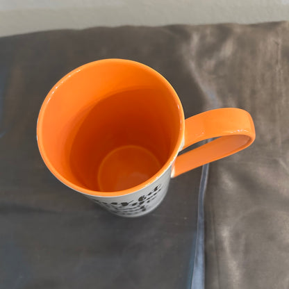 Mug White, Orange and Gold Flamingo “Why Fit In When You Were Born To Stand Out”