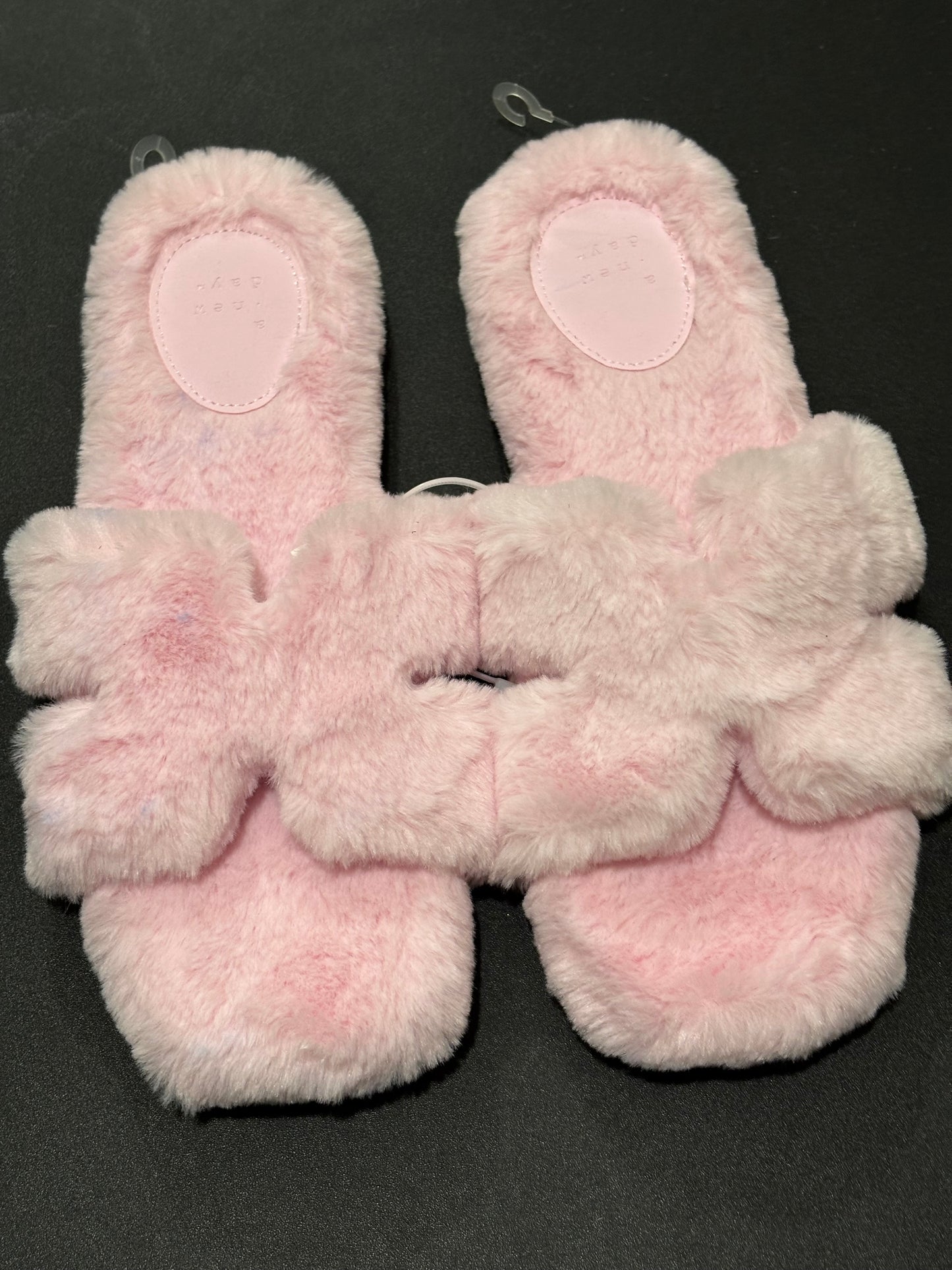 A New Day Women’s Pink Plush Slip-on Shoes
