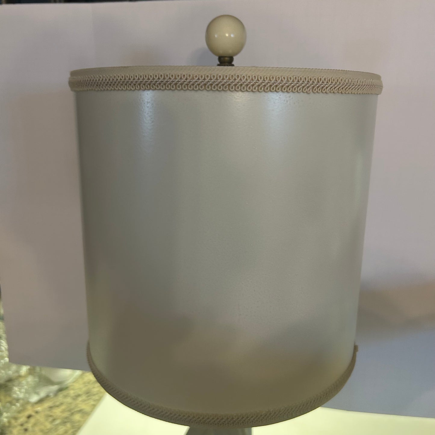 Vintage porcelain and ceramic White Bird Lamp