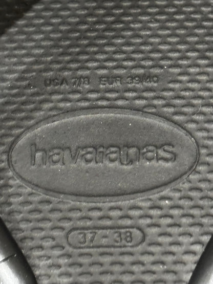 Havaianas Women’s Black Flip Flops size 6.5