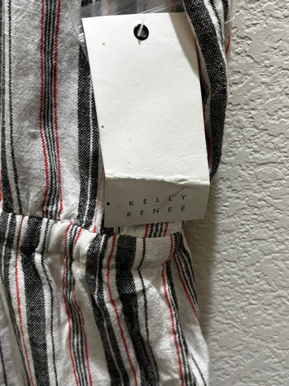 Kelly Renee Women’s Striped Romper Shorts size XL