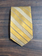 Michael Kors Yellow Striped Tie 58” 100% Silk