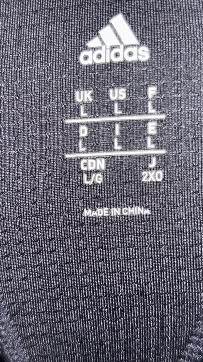 Adidas black goalie padded compression shorts size large ￼