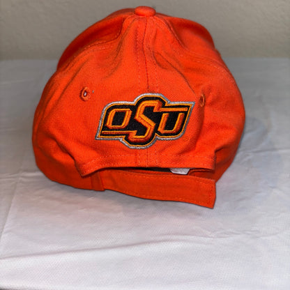 Oklahoma State University OSU Cowboys Orange baseball adjustable Ha
