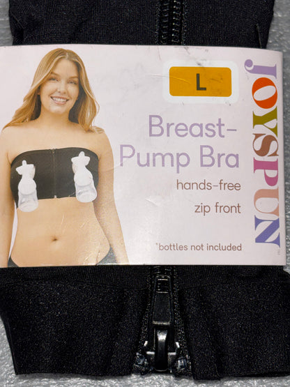 Joyspun Black Breast Pump Bra size Large