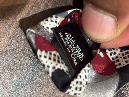 Martin Wong Screen Play Tie 100% Silk 54”
