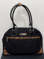 Nine West Black and Animal Print Carry-on Overnight, travel bag