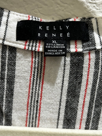 Kelly Renee Women’s Striped Romper Shorts size XL