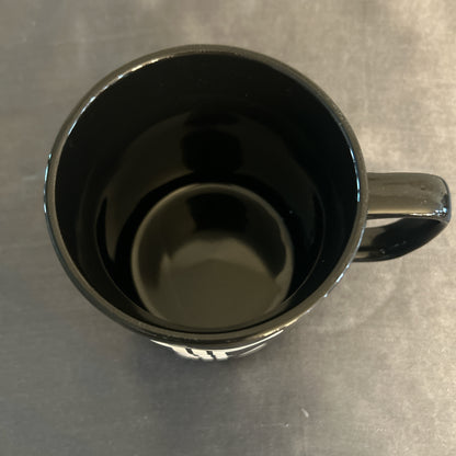 Black Mug w/ Letter “E” Monogram