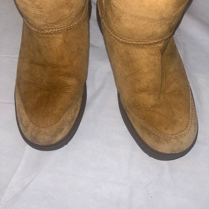 Uggs knee high tan fur boots size 9 women’s