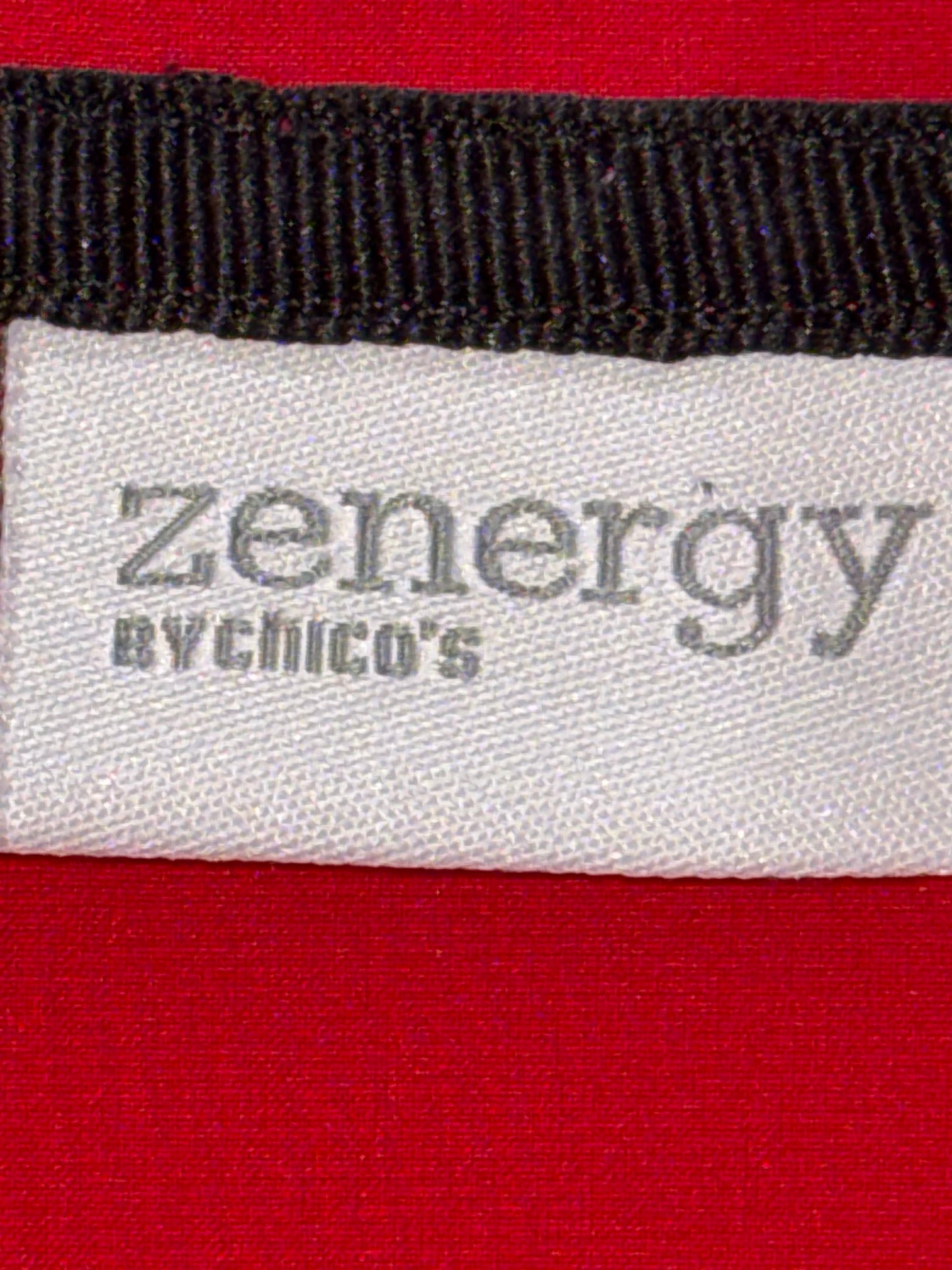 Chicos Zenergy Red Windbreaker Jacket Women’s size 3