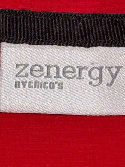 Chicos Zenergy Red Windbreaker Jacket Women’s size 3