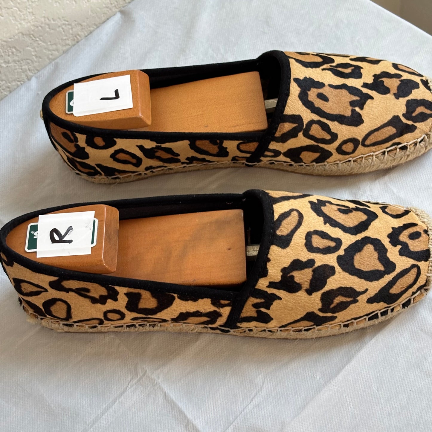 Sam Edelman Espadrilles leopard loafers women’s size 8 New