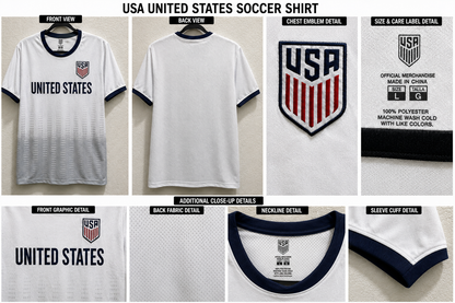 Team USA Unisex Soccer/Futbol Jersey size Large