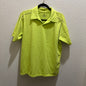 Patagonia lime green golf polo mens large