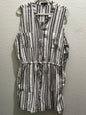 Kelly Renee Women’s Striped Romper Shorts size XL