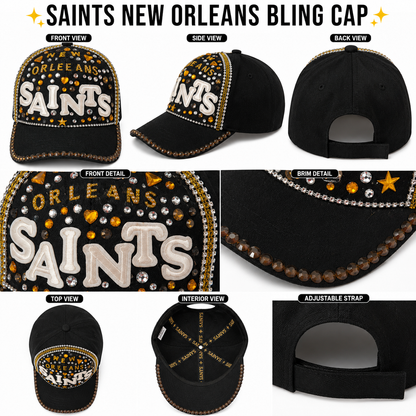 New Orleans Saint Hat custom made Women