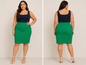 Green pencil skirt Women’s size 16 ￼