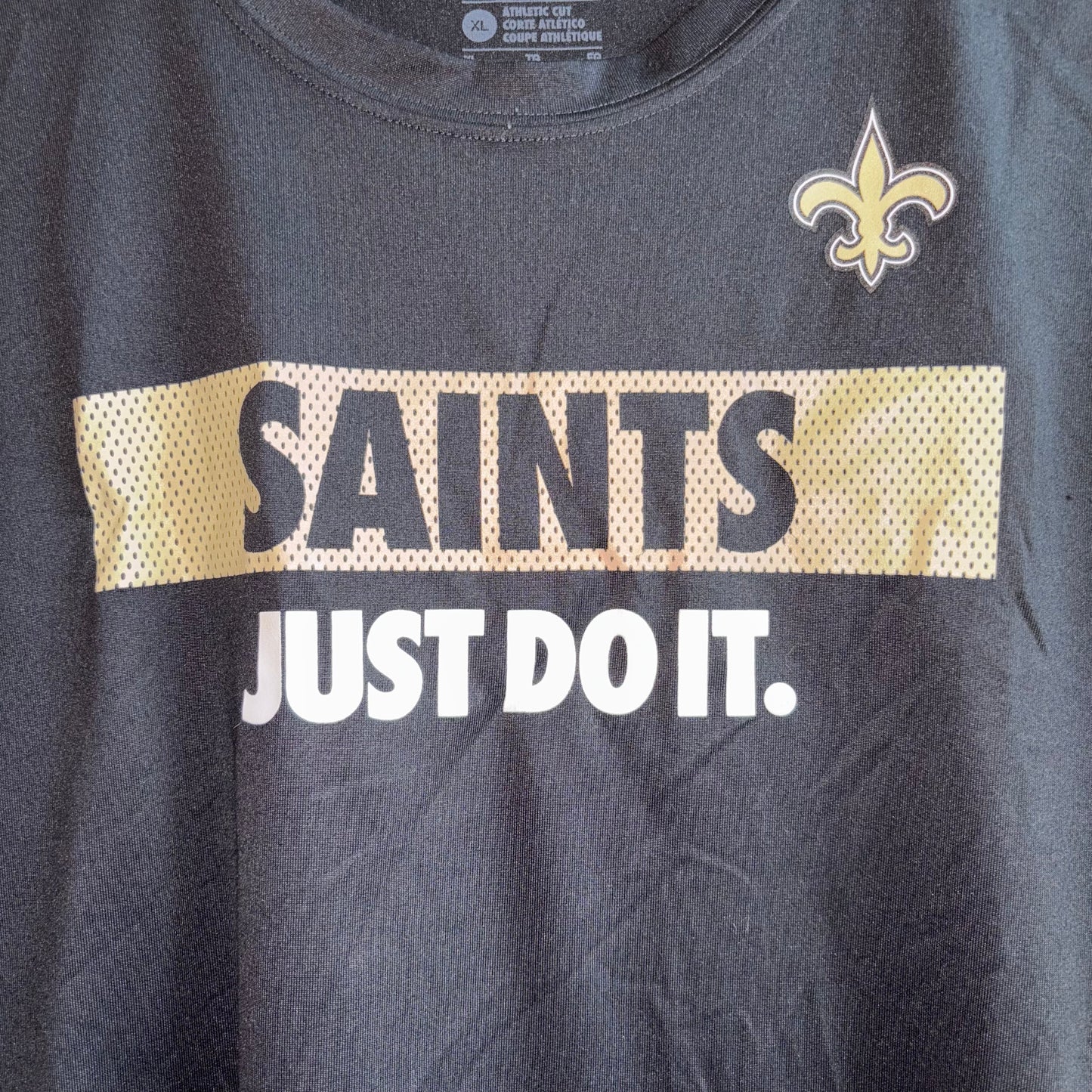 Nike Dri-Fit New Orleans Saints short sleeve Tee size XL