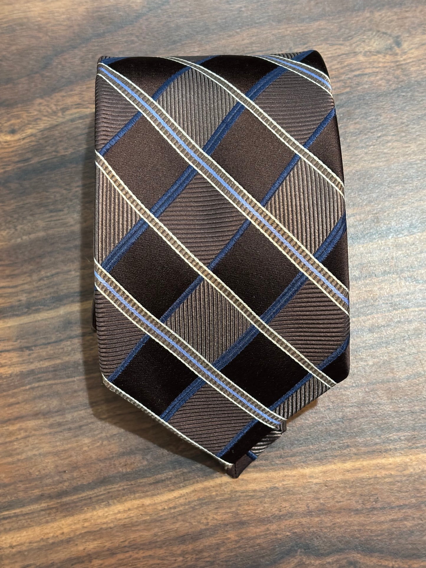Michael Kors Brown Tie 100% Silk 58”