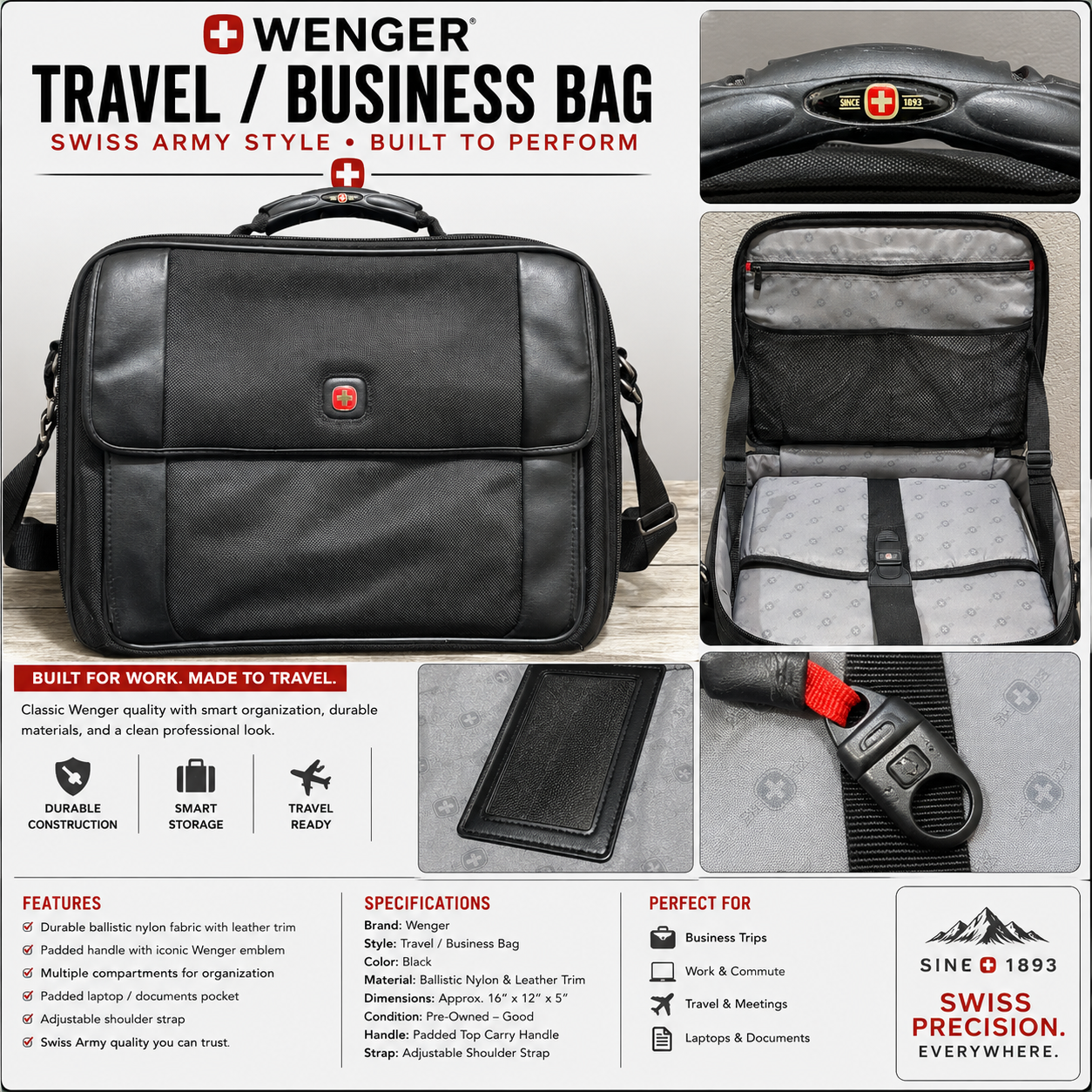 Wenger Business Laptop Bag