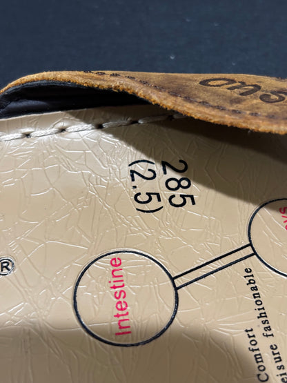 Z.Suo Men’s Brown Leather Flip Flops size 12