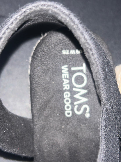 TOMS Women’s Black Wedge Espadrilles size 7.5