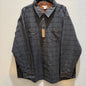Carbon 2 cobalt, gray and rust plaid long sleeve button down shirt, men size 3XL NWT